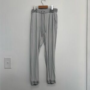 Aritzia (Talula) Light Gray Track Pants